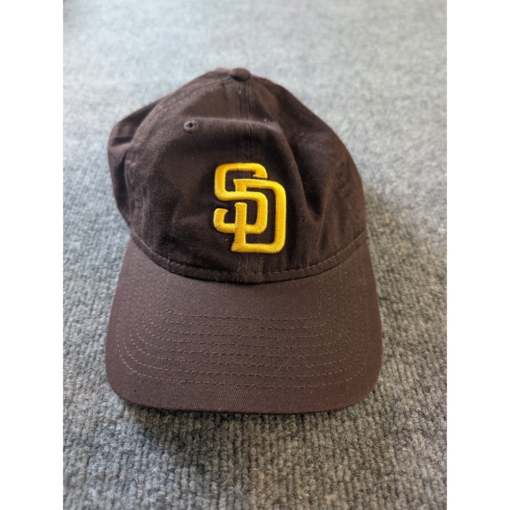 San Diego Padres New Era 9TWENTY Brown Strapback Dad Hat Adjustable MLB Cap